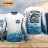 Joycorners Fishing Is Therapy Funny Fishing Shirt, Mens SPF Shirt, Fishing Gifts For Men, Bass Fishing