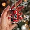 Joycorners Custom Name and Photo Fire Fighter Ornament, Fire Fighter Christmas Gift 2D Flat LM2111