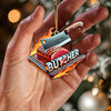 Joycorners Custom Name Butcher Ornament, Christmas Gifts 2D Flat LM2211