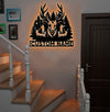 Maxcorners Personalized Deer Hunting Metal Sign WITH LED/WITHOUT LED – Rustic Cabin Wall Decor, Gift for Hunters MT0110