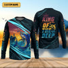 Joycorners King Of The Deep Swordfish Fishing SPF Shirt For Men, Fishing Gifts For Men, Men's Fishing Shirt