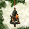 Joycorners Custom Name Hunting Christmas Tree Ornament, Deer & Duck Hunter Decor, Personalized Outdoorsman Gift MT1111