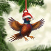 Joycorners Christmas Pheasant Acrylic Christmas Ornament – Funny Hunting Bird Decor Gift for Hunters & Outdoor Lovers MT1111