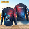 Joycorners Marlin Fishing Custom Name UPF Shirts, Tournament Fishing Shirts, Men's Fishing Shirt