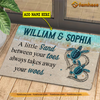 Joycorners Personalized Turtle Doormat, A Little Sand Between Your Toes Gift For Turtle Lovers, New Home Gift, Housewarming Gift, Turtle Decor LM0210