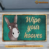 Joycorners Donkey Doormat, Wipe Your Hooves Gift For Donkey Lovers, New Home Gift, Housewarming Gift, Donkey Decor LM0210