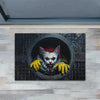 Joycorners Creepy Halloween Cat Doormat, Terrifying Cat Clown, Spooky Doormat For Home Decor Housewarming Gift, Welcome Mat Gift For Cat Lovers LM0210