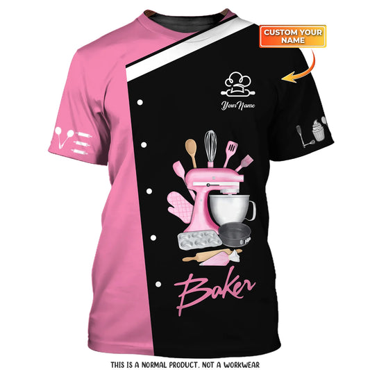 BAKER - Custom Bakery Shirt Gift For Baking & Cake Lover Printed Shirt