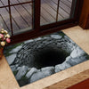 Joycorners Funny Scare Doormat, Scary Well Illusion, Doormat For Home Decor Housewarming Gift, Welcome Mat Gift LM0210