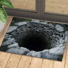 Joycorners Funny Scare Doormat, Scary Well Illusion, Doormat For Home Decor Housewarming Gift, Welcome Mat Gift LM0210