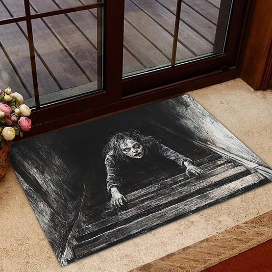 Joycorners Halloween Doormat, Scary Staircase, Spooky Doormat For Home Decor Housewarming Gift, Welcome Mat Gift LM0210