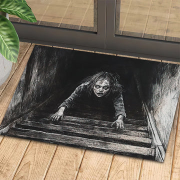 Joycorners Halloween Doormat, Scary Staircase, Spooky Doormat For Home Decor Housewarming Gift, Welcome Mat Gift LM0210