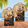 Joycorners Funny Patriotic Cows Beer Pool Float USA 250 3D Hawaiian Shirt (10 Breeds)