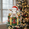 Joycorners Christmas Gifts Cow Ornament, Acrylic Ornament (10 Breed Options)