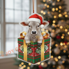 Joycorners Christmas Gifts Cow Ornament, Acrylic Ornament (10 Breed Options)