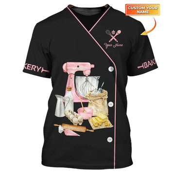 BAKER - Custom Bakery Shirt Gift For Baking & Cake Lover Printed Shirt