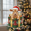 Joycorners Christmas Gifts Cow Ornament, Acrylic Ornament (10 Breed Options)