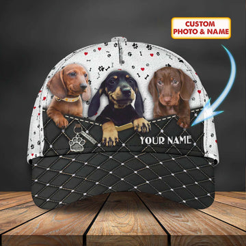 Joycorners Dachshund Love Lovely Customized Name And Dog Cap