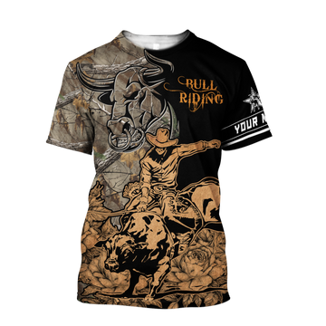 Joycorners Rodeo - Bull Riding Personalized Name Shirts