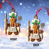 Joyccorners Christmas Gift, Custom Ornament, Custom Name Ginger Ornament 2D Flat LM2111