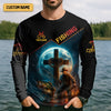 Joycorners I Like Fishing And Believe In Jesus SPF Shirt For Men, Christian Fishing, Gift For Fisherman