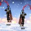 Joyccorners Custom Name SWAT Ornament, Gift For Swat Police 2D Flat LM2111