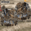 Joycorners Custom Name Hunting Deer Autunm Style Shirt 3D All Over Printed Clothes
