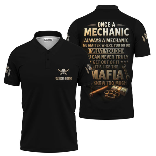 Joycorners Personalized Mechanic Shirt, Always A Mechanic No Matter Where You Go Or What You Do, Gift For Men PT2609