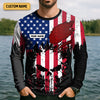 Joycorners Fishing Saved Me From Becoming A Pornstar Patriotic Fishing UPF Shirts, Funny Fishing Shirt, Fishing Shirts For Men