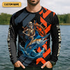 Joycorners Life's Better With A Rod In Hand SPF Shirts, Marlin Fishing Shirts For Men, Funny Fisherman Gift