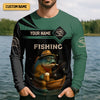 Joycorners Bass Beer Fishing Shirt Long Sleeve, Hooded Sun Shirt, Camo Long Sleeve Shirt, Mens Fishing Shirt
