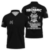 Joycorners Custom Name Funny Quote I'm A Mechanic Because Your Roll Student Can't Design It Right Black T Shirt PT2609