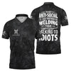 Joycorners Custom Name Mechanic Shirt I'm Not Anti Social I'd Just Rather Be Welding T Shirt PT2609