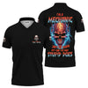 Joycorners Custom Name Skull Mechanic Shirt I'm A Mechanic Printed Jacket Hoodie All Over Print PT2609