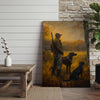 Joycorner Hunter with Dogs Autumn Field Nature Painting Canvas
