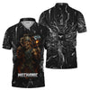 Joycorners Mechanic Shirt Soldier Skull Holding Giant Engine Piston Design T Shirt All Over Printed PT2609