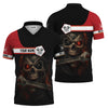Joycorners Custom Name Mechanic Shirt Cyber Skull with Wrench Design T Shirt PT2609