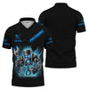 Joycorners Custom Name Mechanic Shirt Blue Flame Muscle Engine Piston Holding Wrench T Shirt PT2609