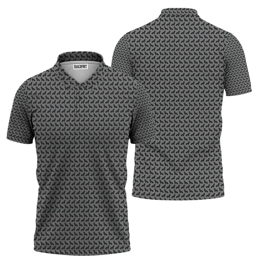 Joycorners Funny Dog Mechanic Shirt, Dachshund and Wrench Pattern Printed Shirt Presents For Mechanics PT2609