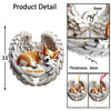 Joycorners Custom Name Corgi Ornament, Corgi Lover Christmas Gift 2D Flat LM2111