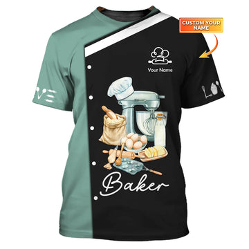 BAKER - Custom Bakery Shirt Gift For Baking & Cake Lover Printed Shirt