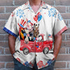 Joycorners Farm Animals 4th Of July Hawaiian Shirt