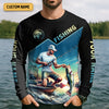 Joycorners Fishing Shirts, Rule The Waves Fear Nothing, SPF Long Sleeve Shirts, Fishing Shirts For Men