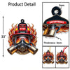 Joycorners Custom Name Fire Fighter Ornament, Fire Fighter Christmas Gifts 2D Flat LM2211