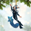 Joycorners Diving Home Decor, Christmas Ornament, Personalized Ornament 3 2D Flat LM2111