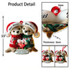 Joycorners Custom Name Christmas Couple Ornament, Couple Christmas Gift45 2D Flat LM2111