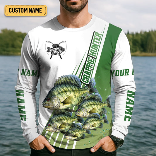 Joycorners Crappie Hunter, Fishing UPF Shirts, Men Button Down Shirt, Presents For Fishermen, Mens Casual Shirts