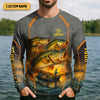 Joycorners The Bass Are Calling And I Must Go Largemouth Bass Fishing SPF Shirt For Men, Funny Fishing Shirt