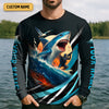 Joycorners Shark Fishing SPF Shirts, Unleash Your Inner Rebel Performance Fishing Shirts, Fishing Shirts For Men