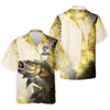Joycorners Bass Fishing Shirt, SPF Shirt For Men, Custom Fishing Shirt, Gift For Fisherman, Mens Casual Shirts